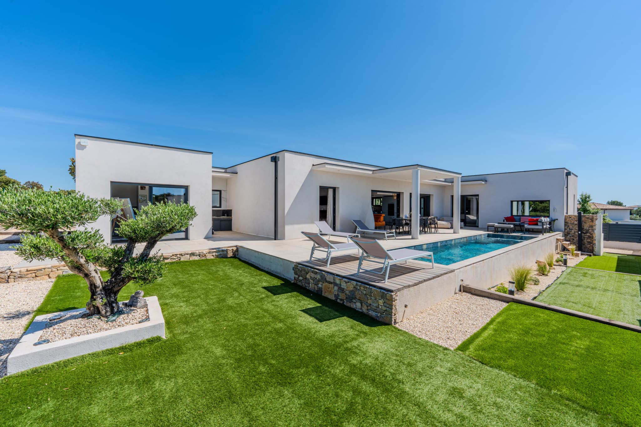 Maison contemporaine 170 m2   Un havre de paix en lisière de
