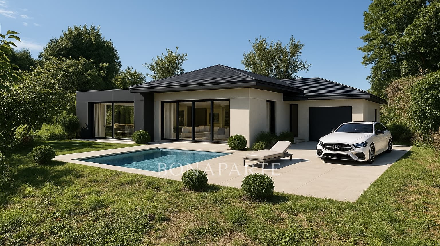 Terrain constructible 1302m2 - GOUPILLIERES 78770 - THOIRY -