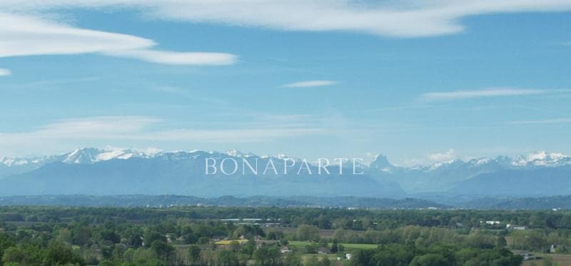 MONTARDON - Terrain d'exception face aux Pyrénées - 2550 m2