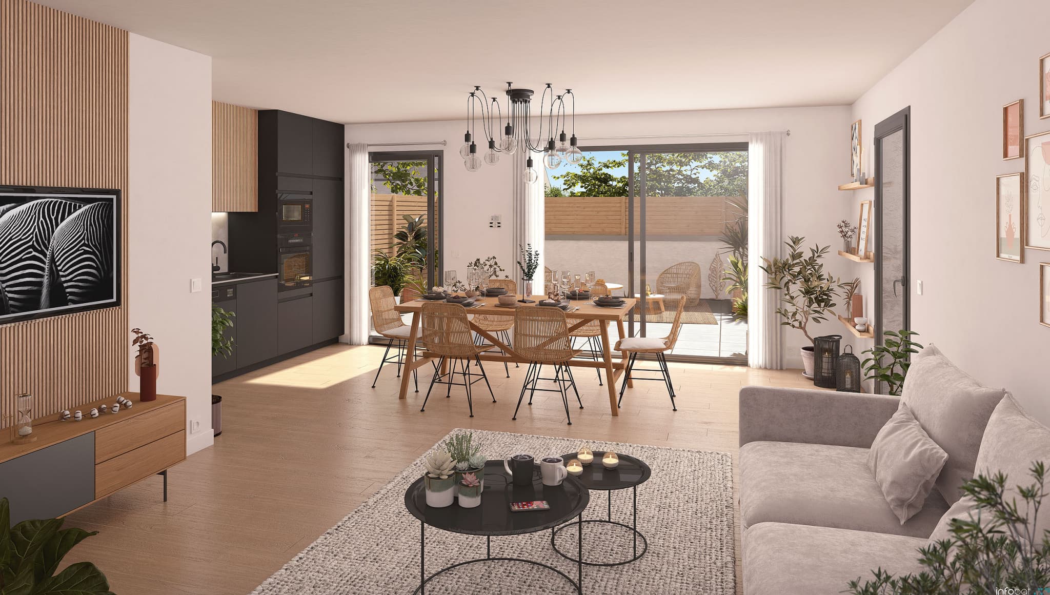 TREGUNC APPARTEMENT T3 70,52m2
