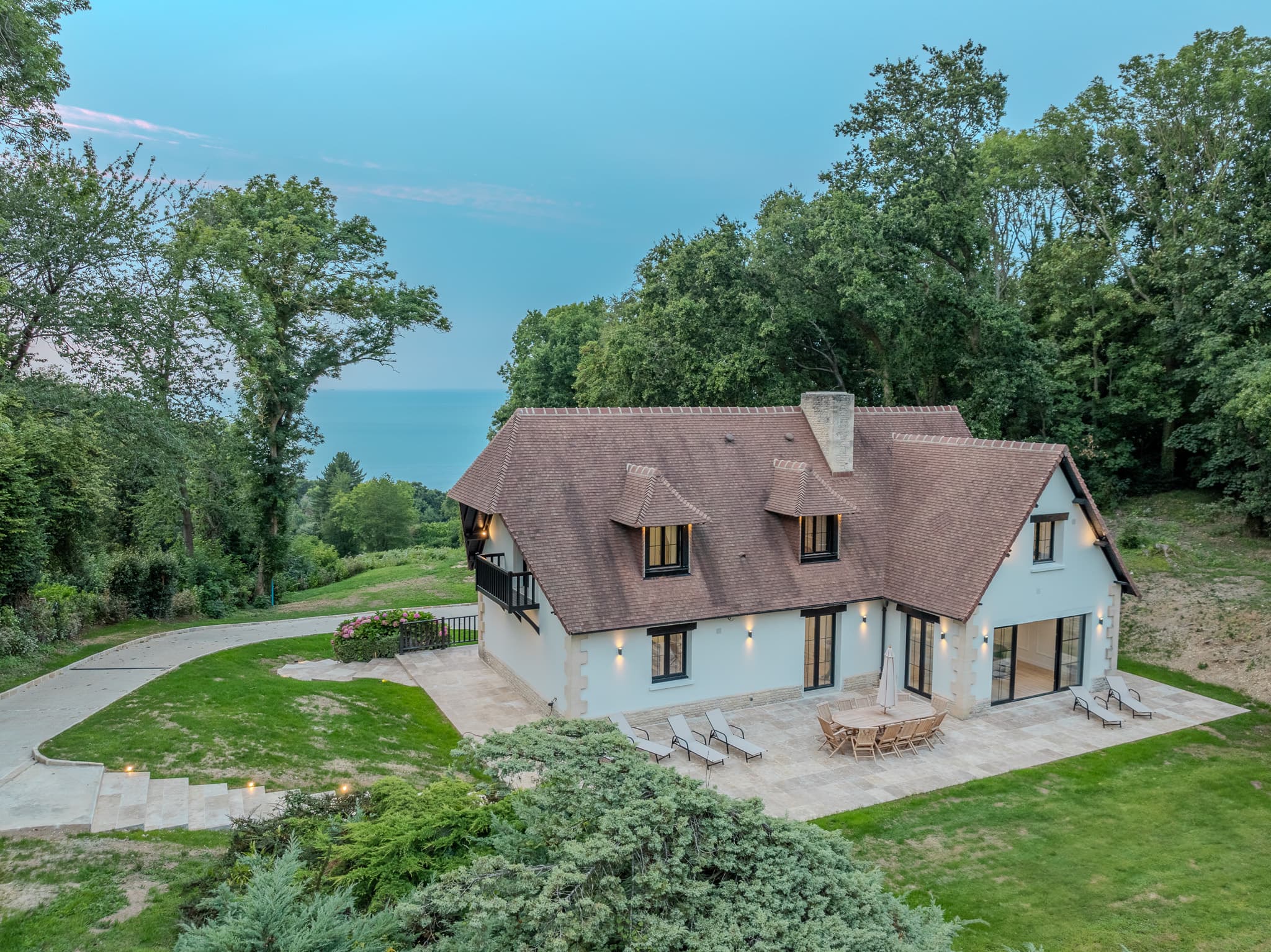 Maison normande vue mer entièrement rénovée