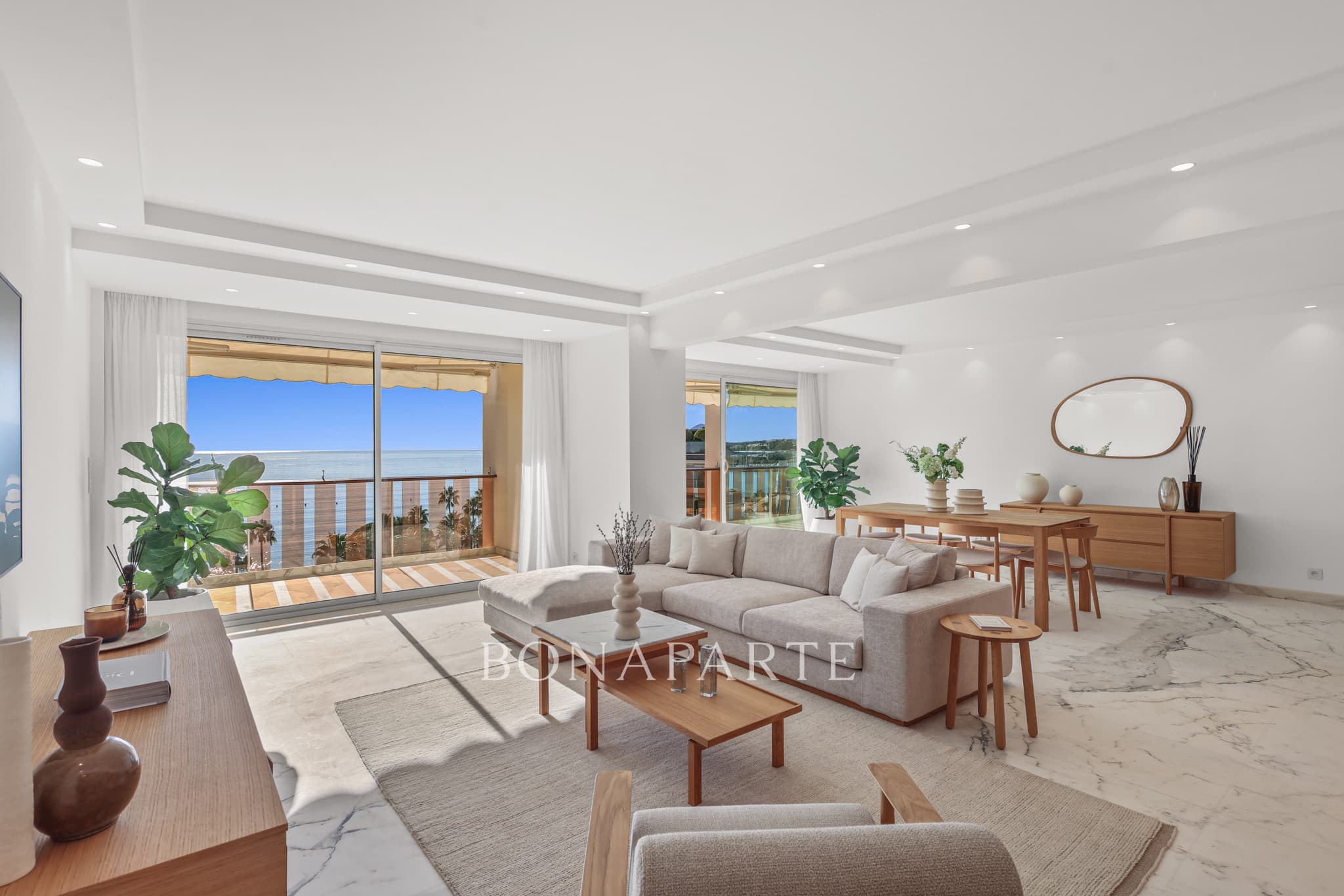 CANNES - CROISETTE 3 pièces VUE MER