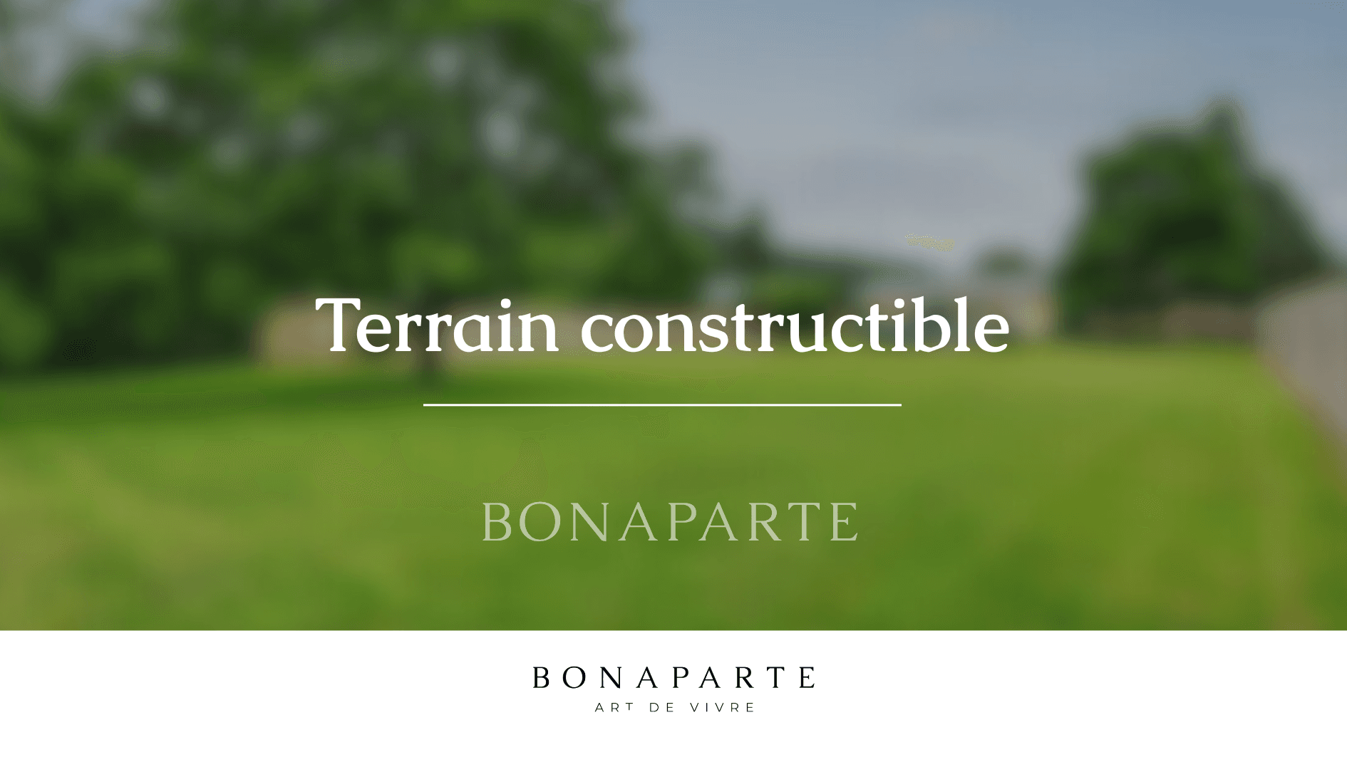 Terrain constructible de 1 664 m2   Dans le bourg de Vernoil