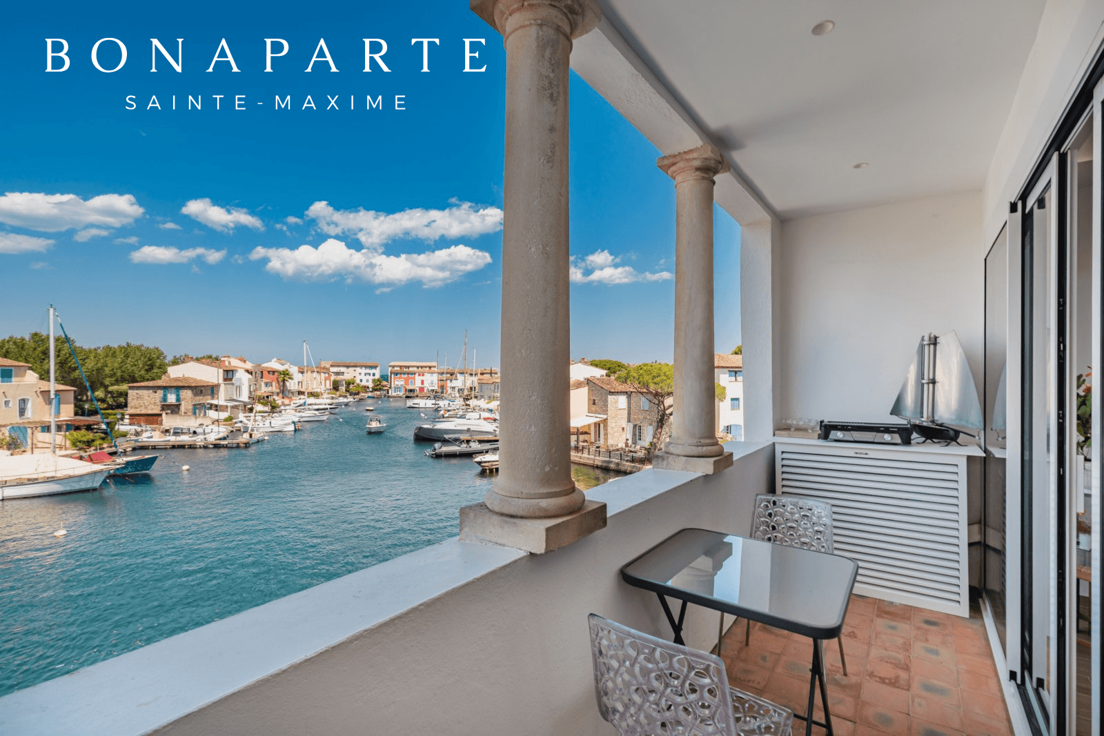 Appartement Port-Grimaud avec parkings et amodiation bateau