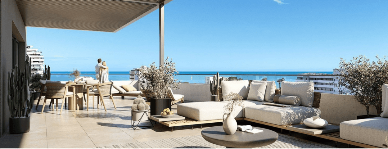 T4 vue mer Baie des Anges Villeneuve-Loubet