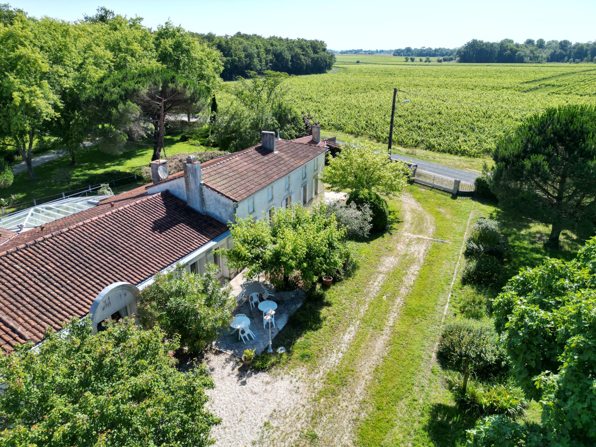 Propriété de charme de 20 hectares en Médoc, à 25 minutes de