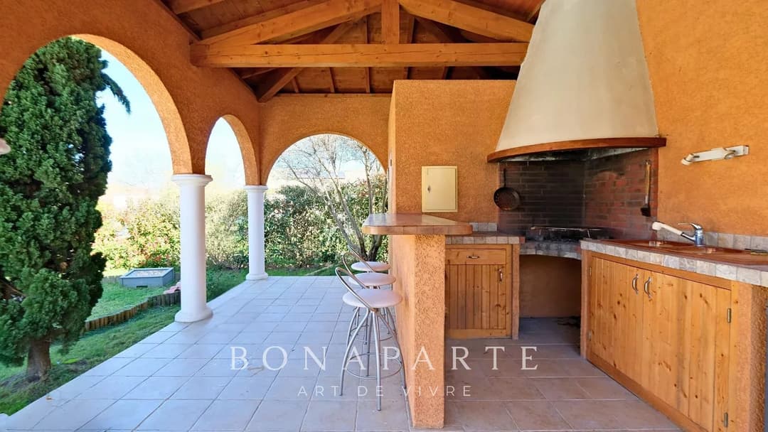 Maison 5 pièces avec piscine et cuisine d’été à Prades-sur-Vernazobre - Photo 11