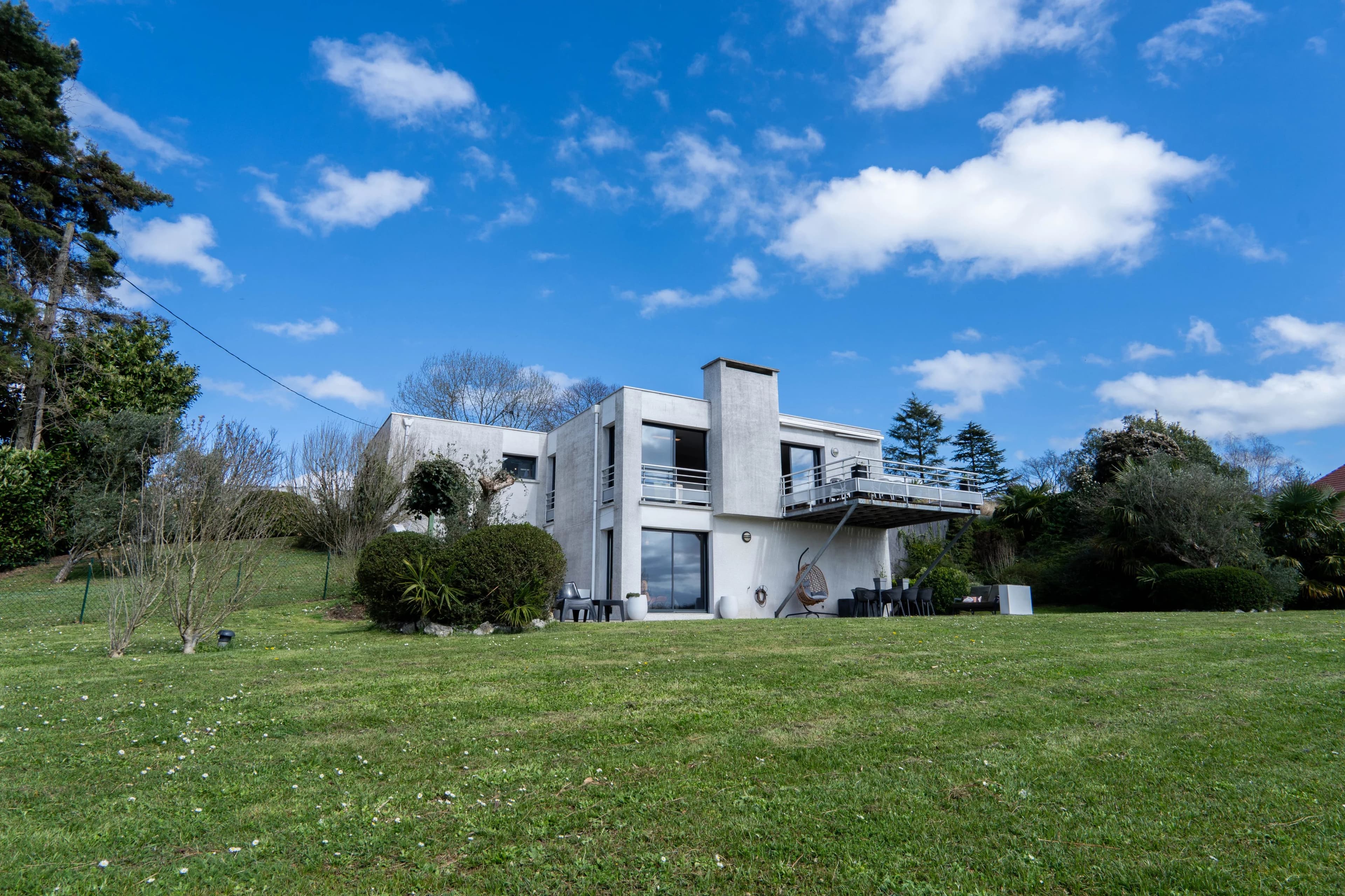MORLAÀS – MAISON CONTEMPORAINE – VUE PANORAMIQUE PYRENEES - Photo 2
