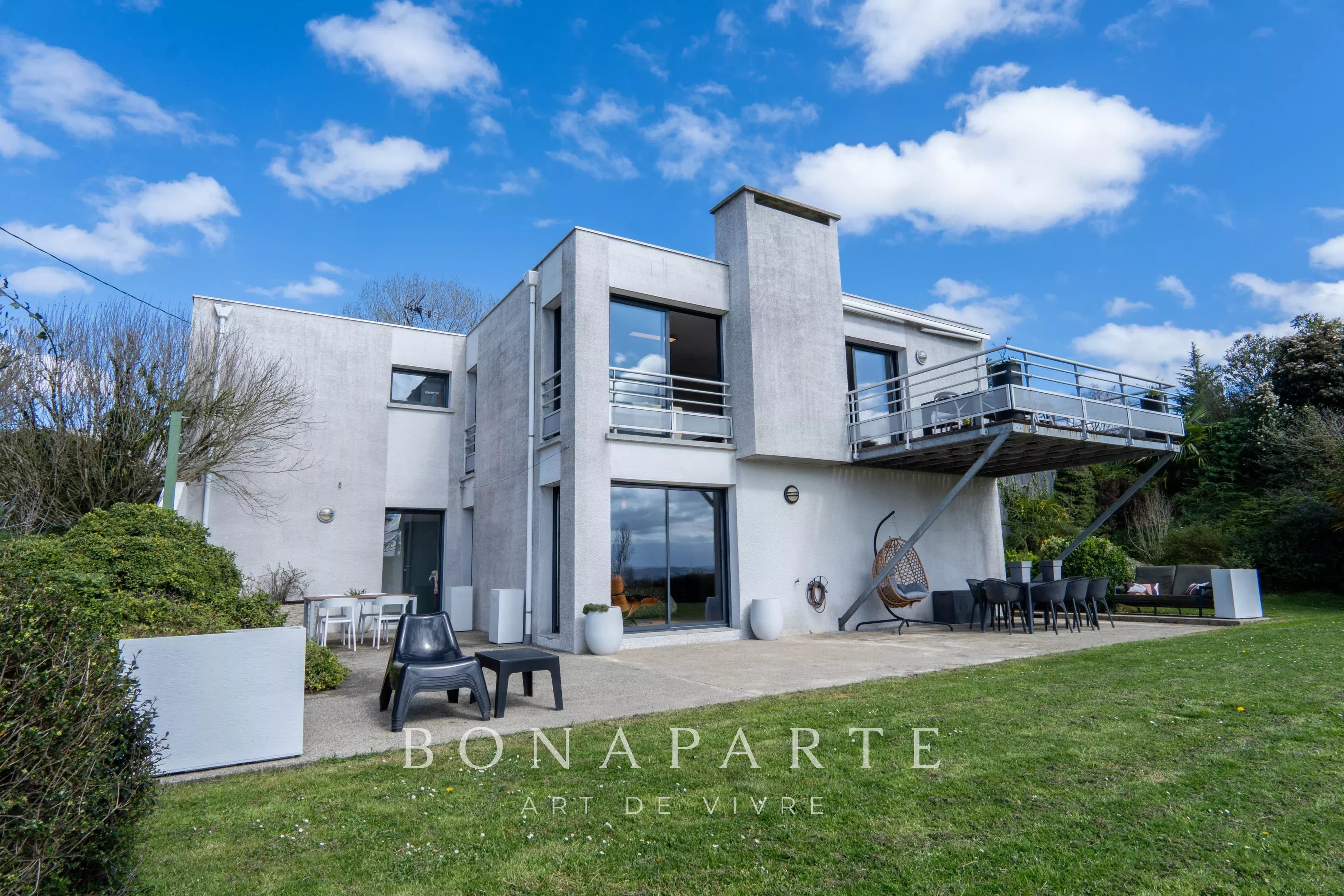 MORLAÀS – MAISON CONTEMPORAINE – VUE PANORAMIQUE PYRENEES - Photo 3