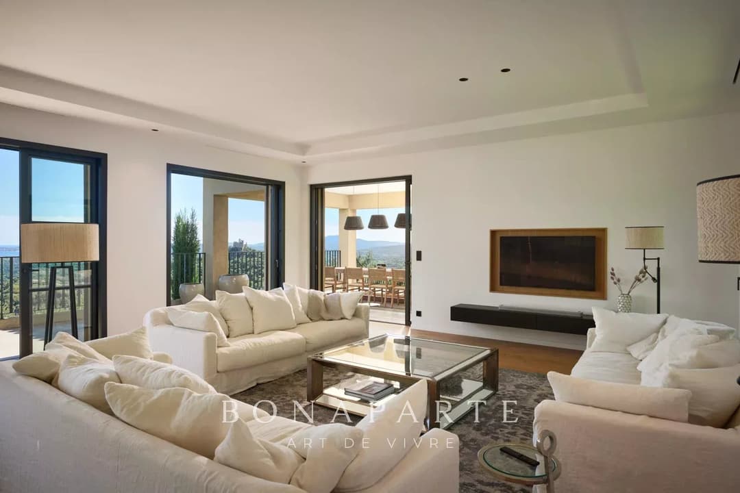 GRIMAUD - VILLA CONTEMPORAINE - VUE MER ET CHATEAU - Photo 8