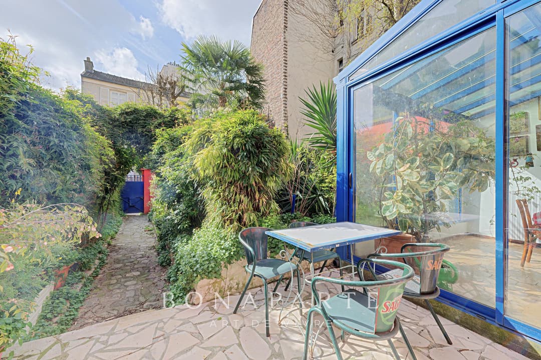 PARIS 19 - Maison ensoleillé avec jardin - Photo 3
