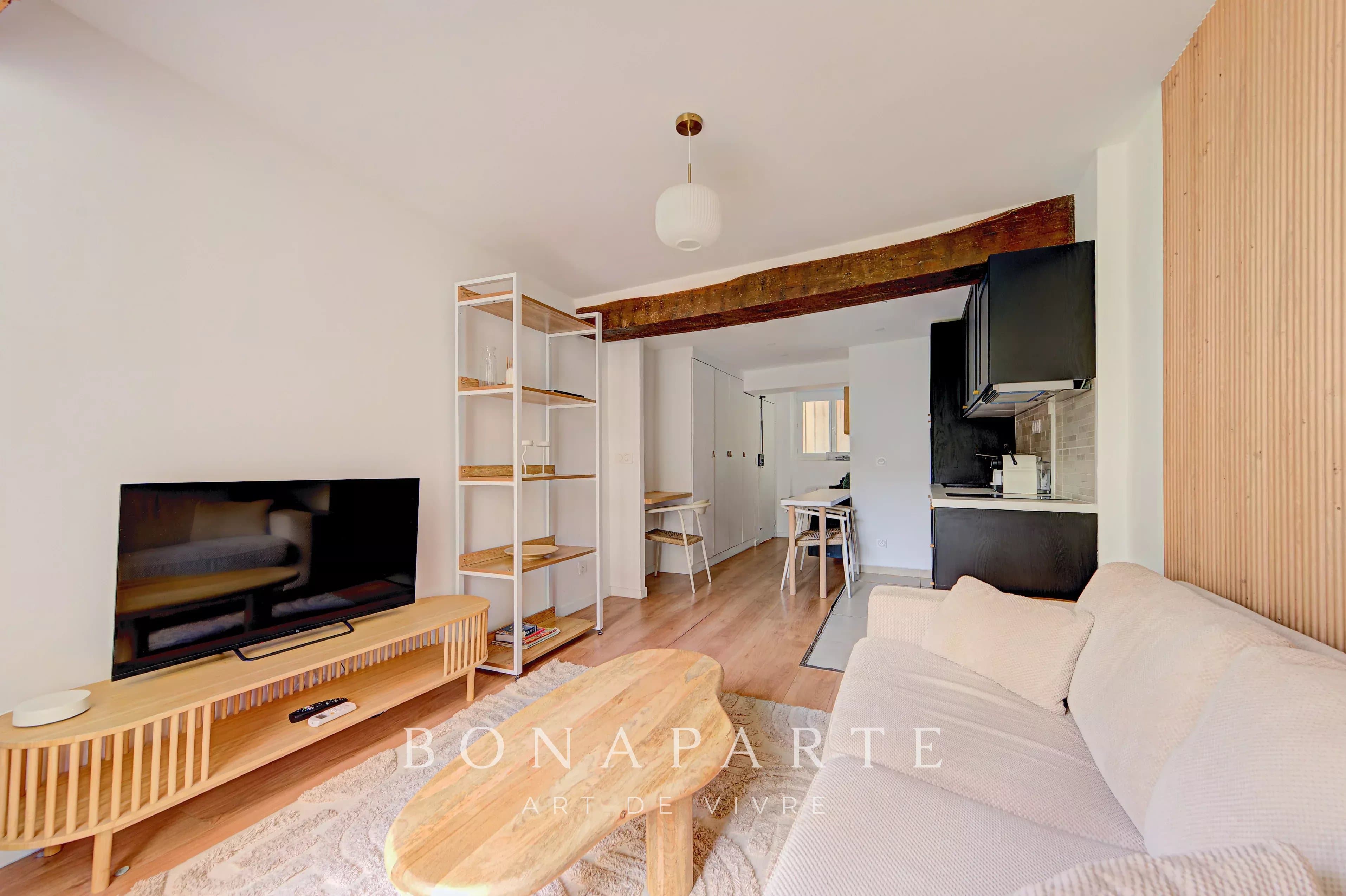 Rue des Canettes – Studio rénové – 25,27m²  – Calme sur cour - Photo 7