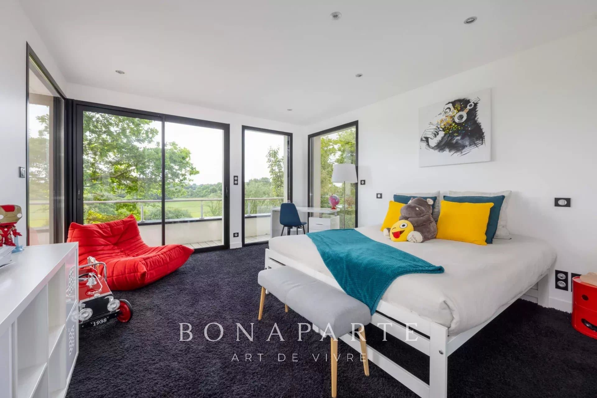 SAINT-GREGOIRE - VILLA D'ARCHITECTE D'EXCEPTION - CALME ABSOLU - Photo 16