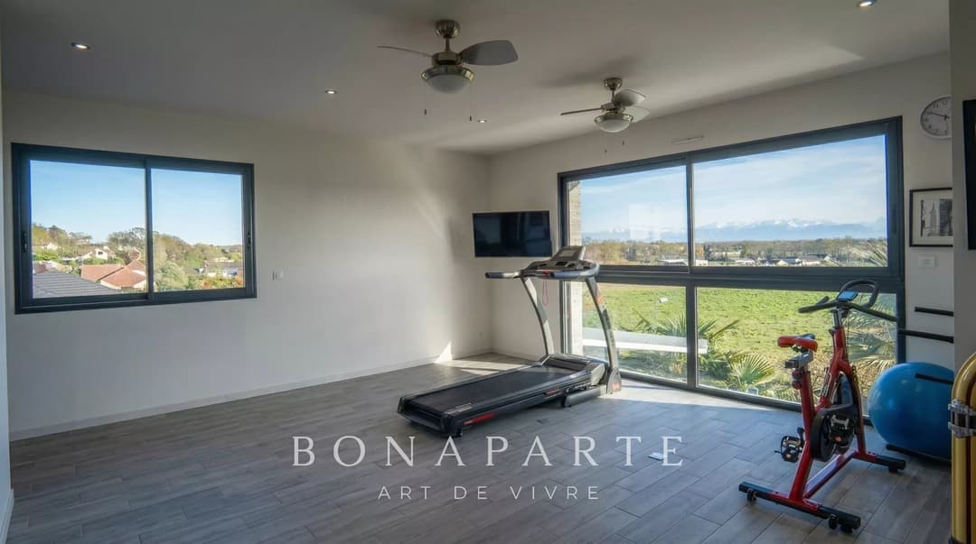 PAU Nord / Serres-Castet – Villa contemporaine 317 m² – Vue Pyrénées panoramique - Photo 11