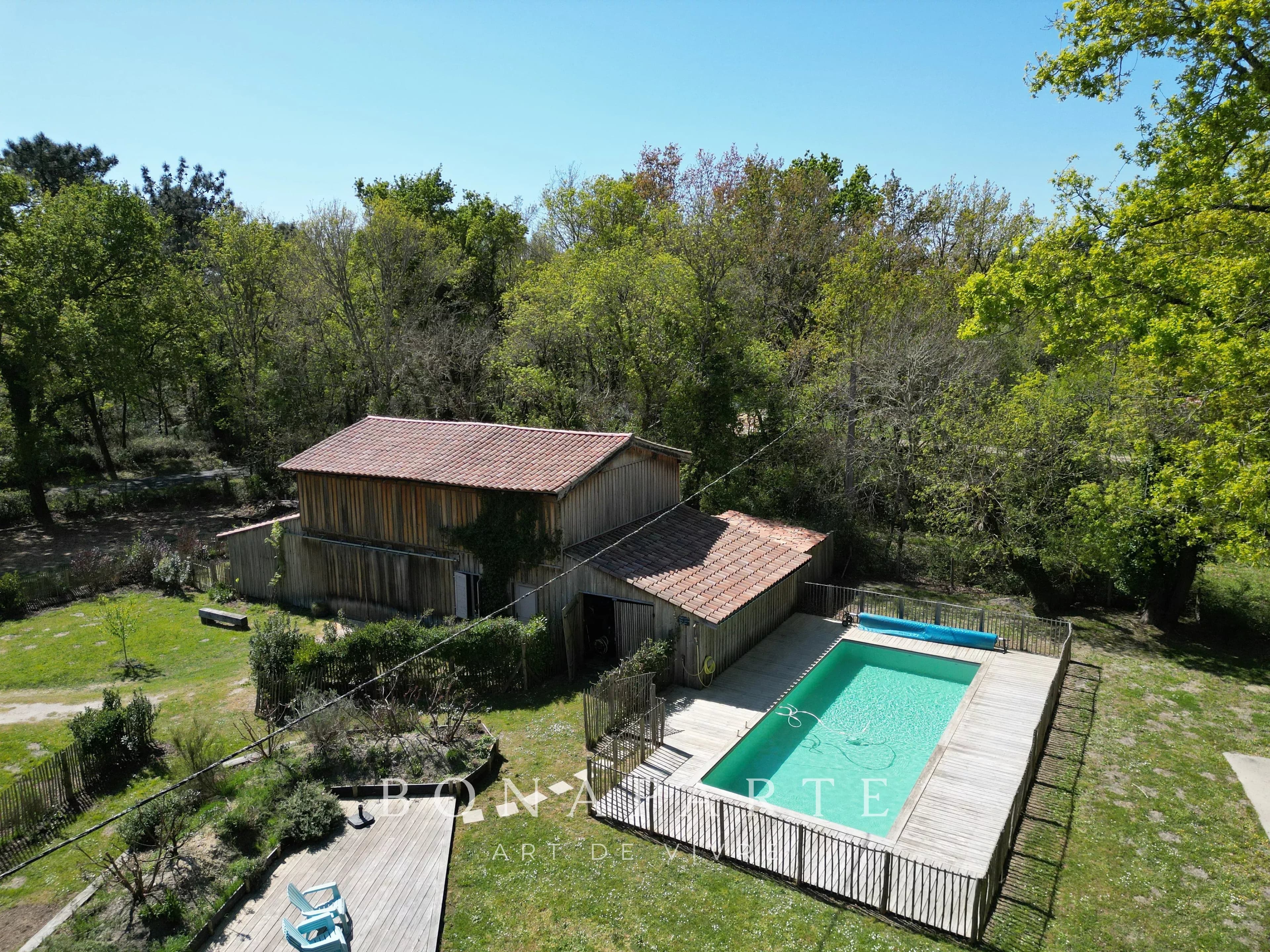 VENSAC - PROPRIETE DE 4,5 HECTARES À 5 MINUTES DES PLAGES OCÉANES - Photo 8