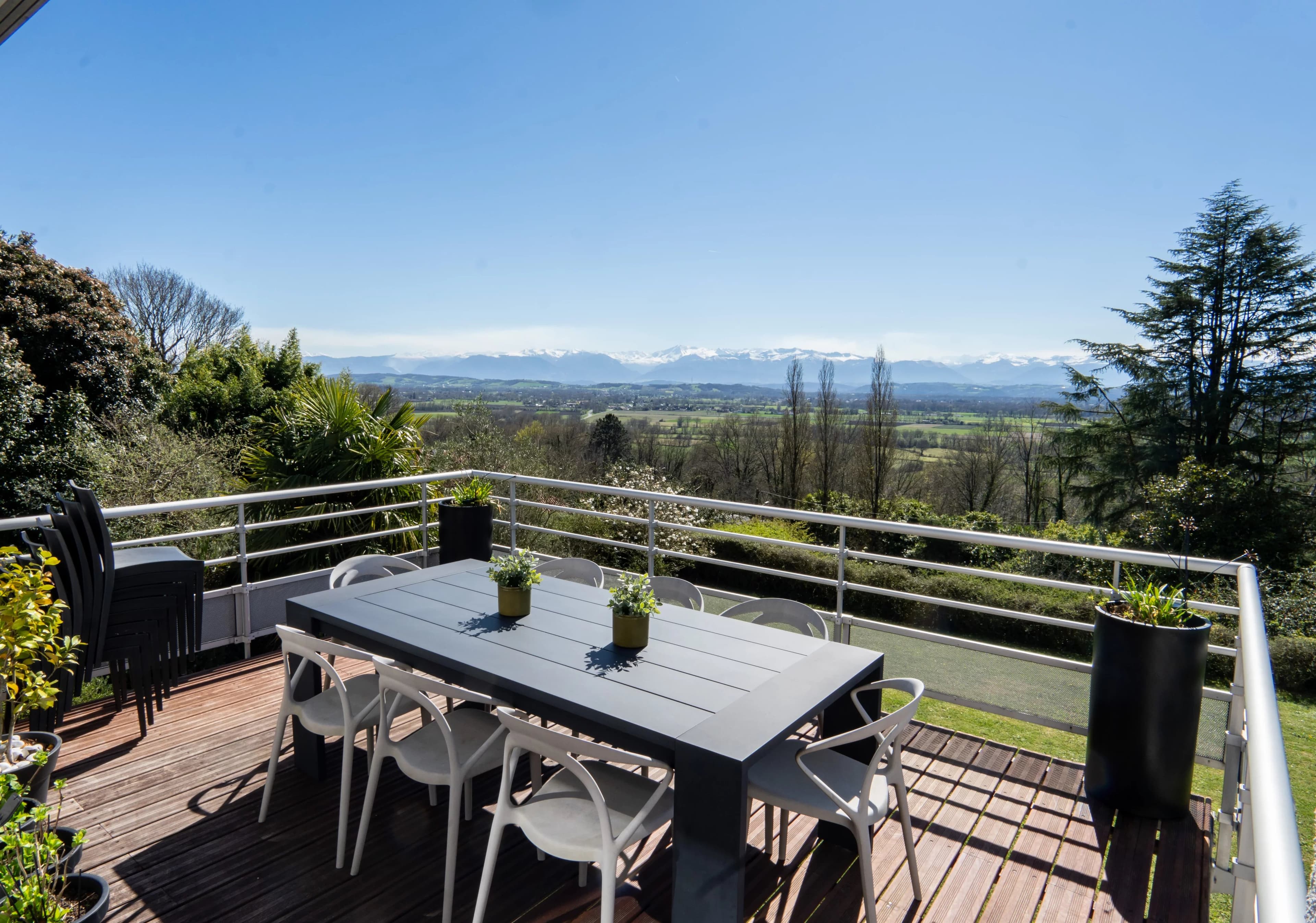 MORLAÀS – MAISON CONTEMPORAINE – VUE PANORAMIQUE PYRENEES - Photo 15