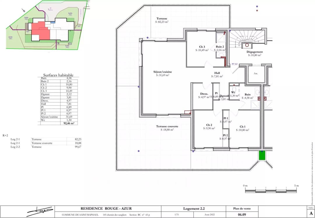SUPERBE TOIT TERRASSE 4 PIÈCES EN DERNIER ÉTAGE + GARAGE + PLACE DE PARKING - Photo 9