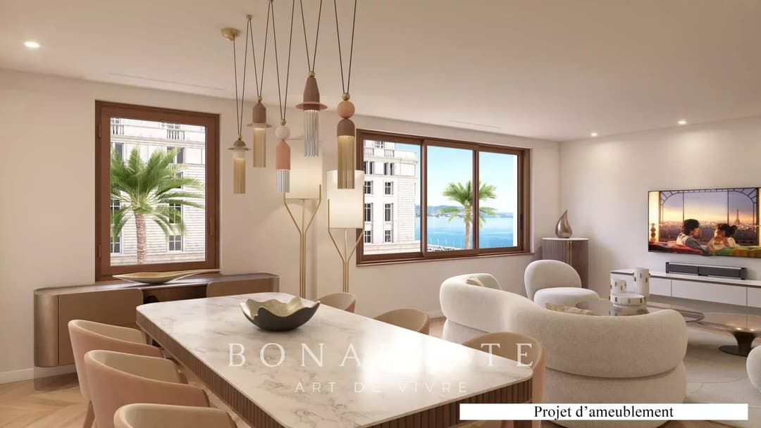 Magnifique cachet pour cet appartement T3 de 107m² situé en plein centre-ville à moins de 50m de la mer - Photo 7