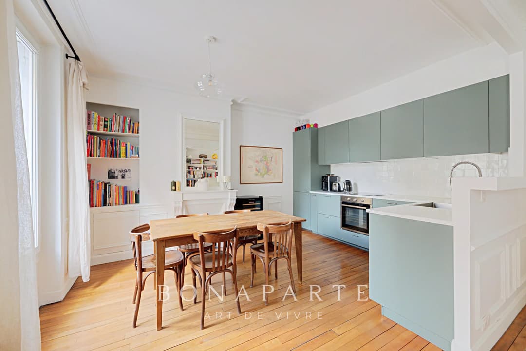 Trois pièces traversant entièrement rénové par architecte - Photo 5