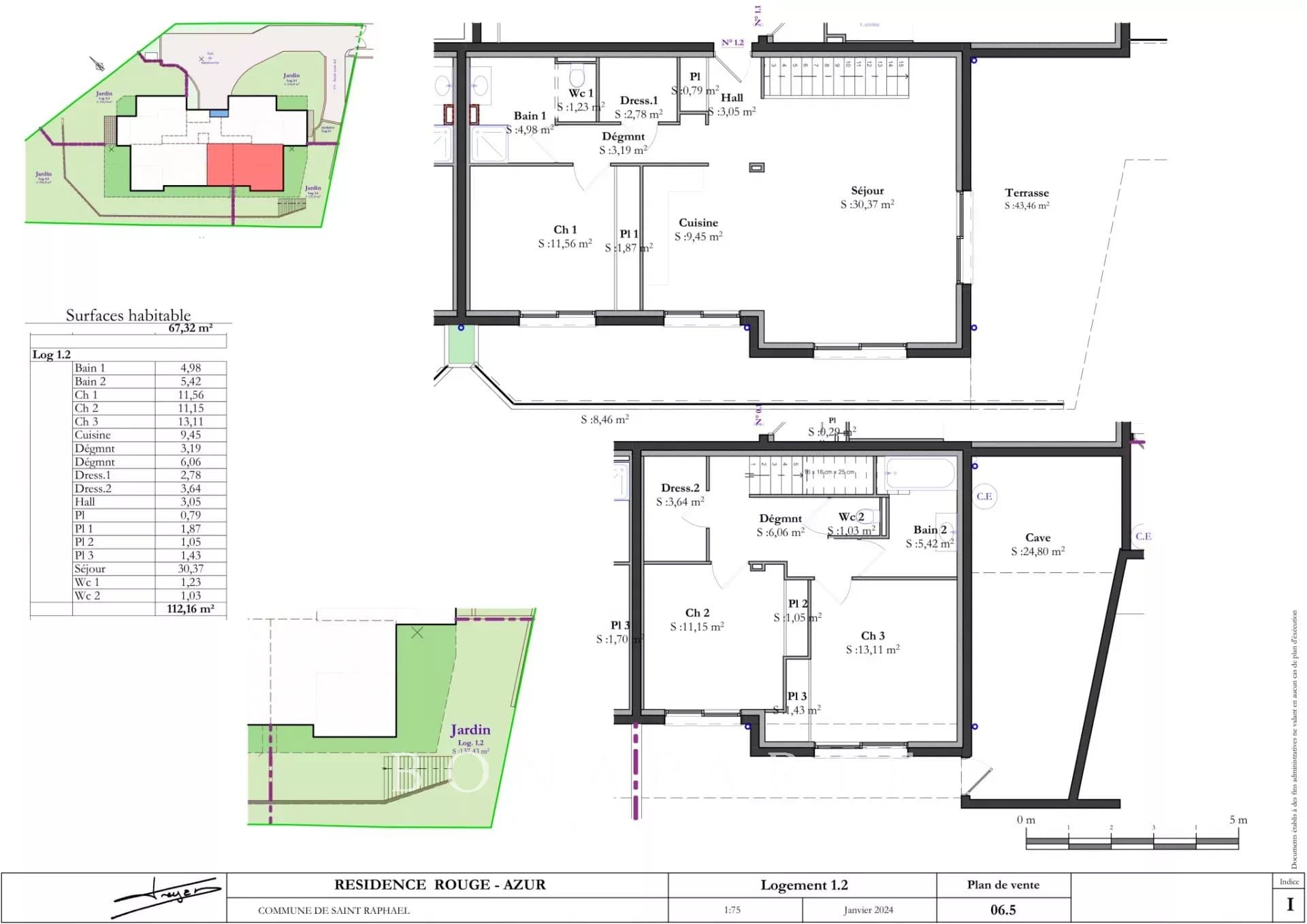 SPACIEUX DUPLEX + TERRASSE + JARDIN + GARAGE + PARKING - Photo 6