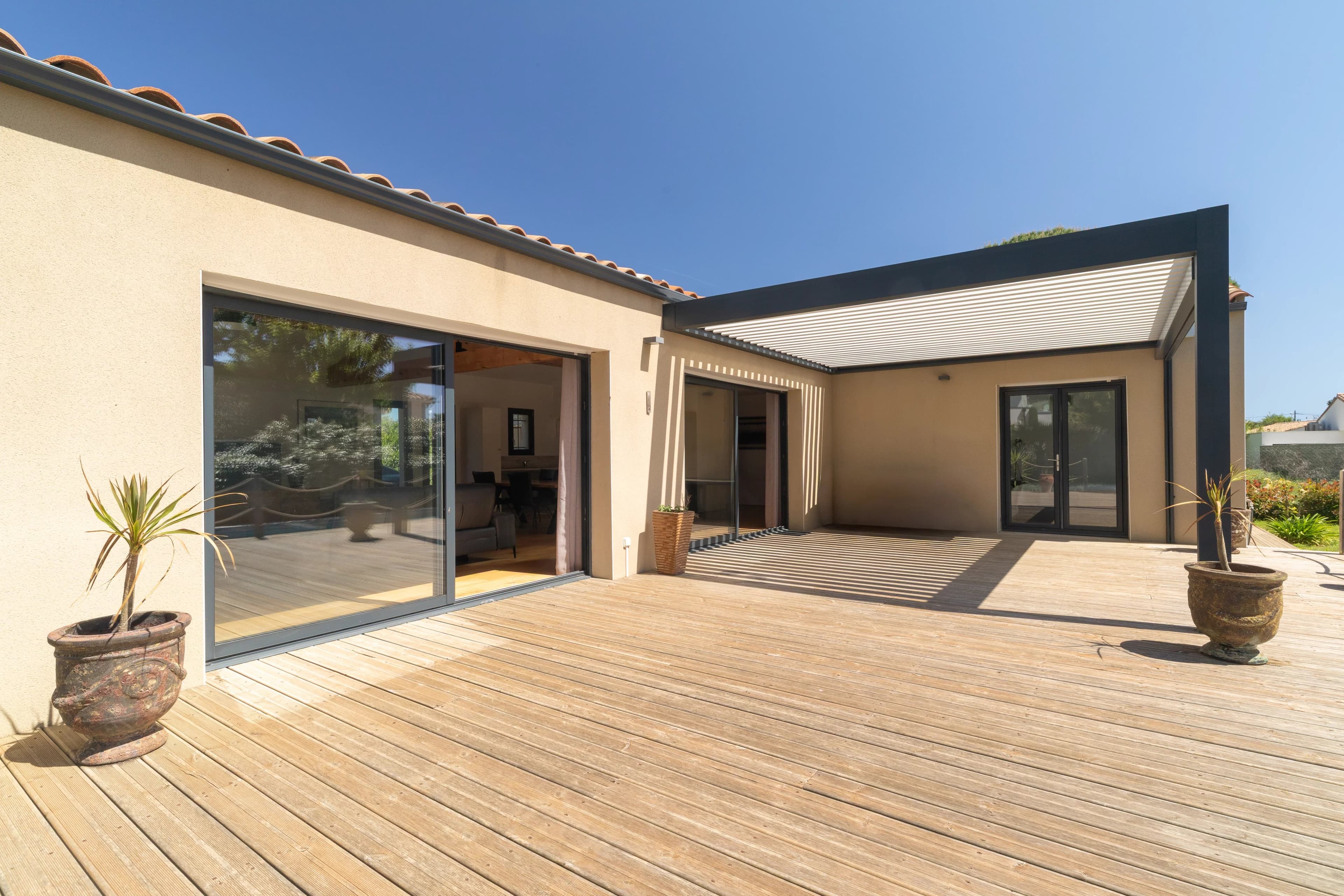 Villa contemporaine de plain-pied avec piscine à 700 m de la plage – Rochelongue, Le Grau d’Agde - Photo 6
