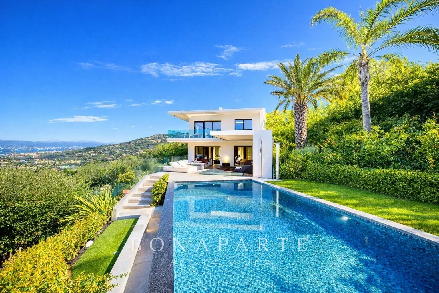 Cannes Californie – Villa contemporaine avec vue mer panoramique - Photo 7