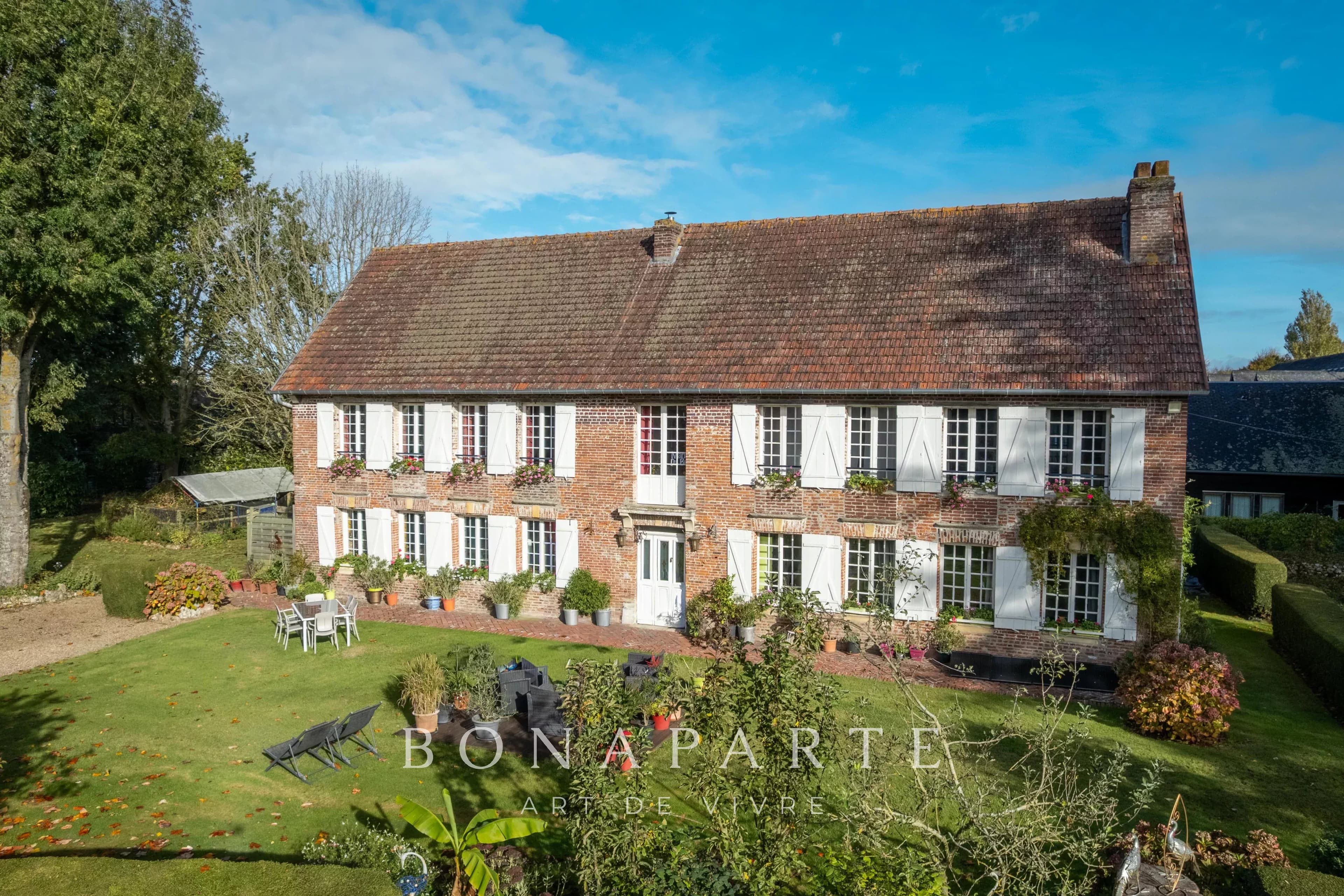 17th century manor house with outbuildings