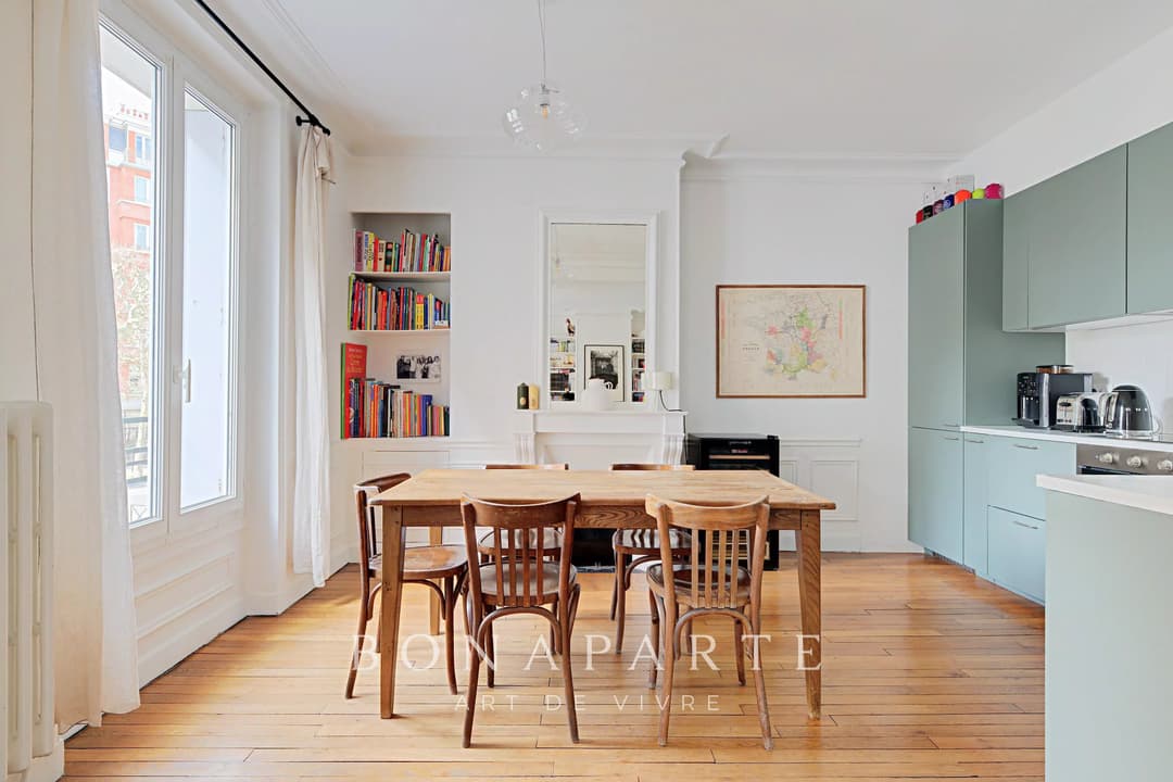 Trois pièces traversant entièrement rénové par architecte - Photo 9