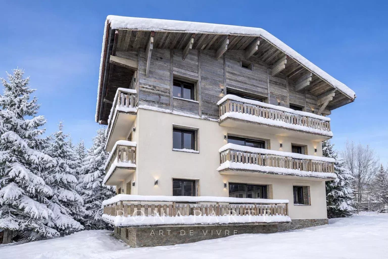 Superbe appartement meublé à Megève, 4 chambres