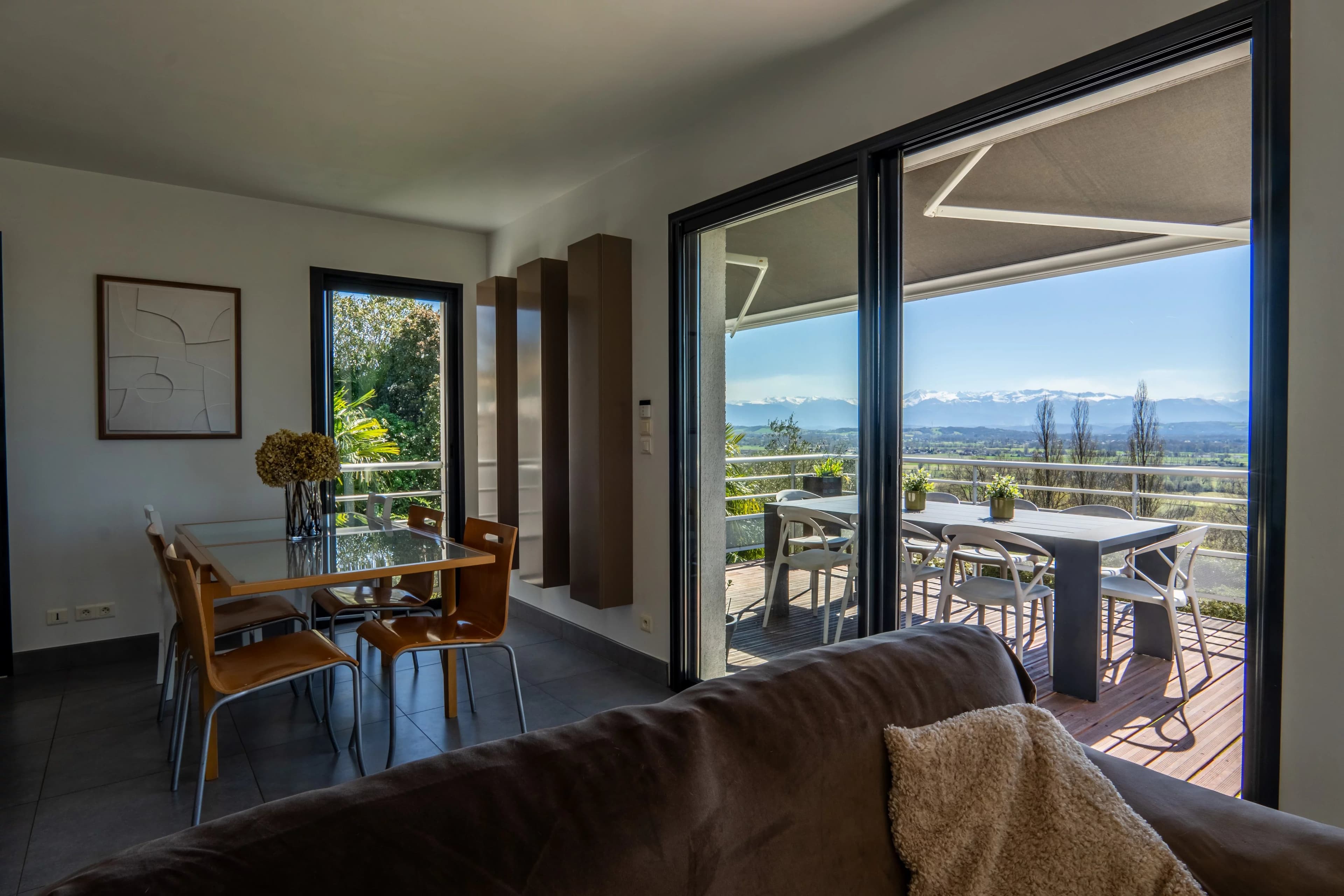 MORLAÀS – MAISON CONTEMPORAINE – VUE PANORAMIQUE PYRENEES - Photo 4
