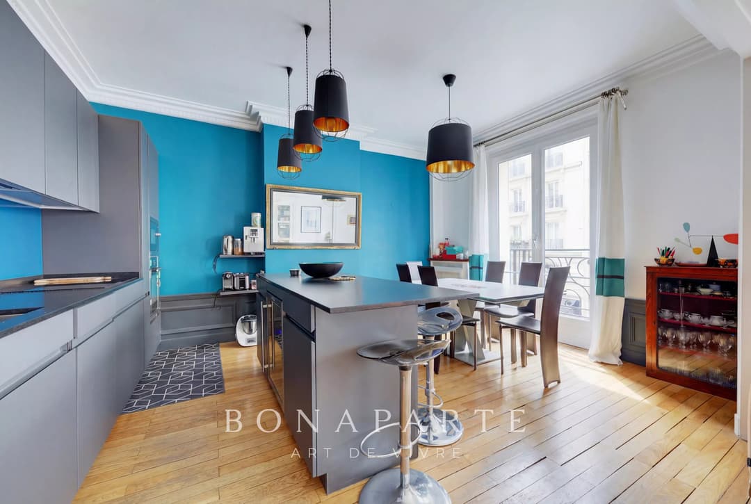 PARIS 17e - COURCELLES - APPARTEMENT - 6 PIÈCES - 156,7 M² CARREZ - 3/4 CHAMBRES - Photo 5