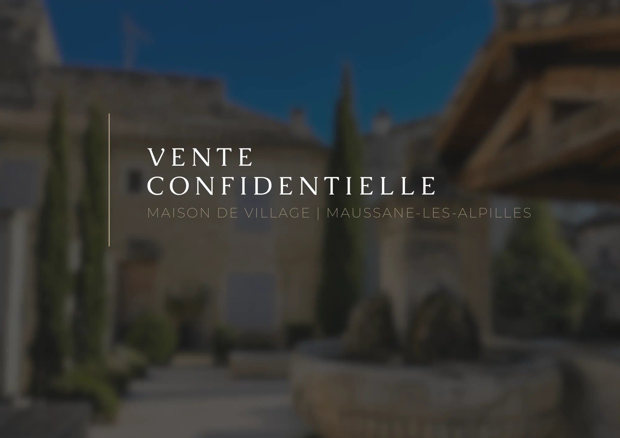 MAISON DE VILLAGE DE CARACTÈRE – ÉLÉGANCE, INTIMITÉ ET ART DE VIVRE EN PROVENCE - Photo 1