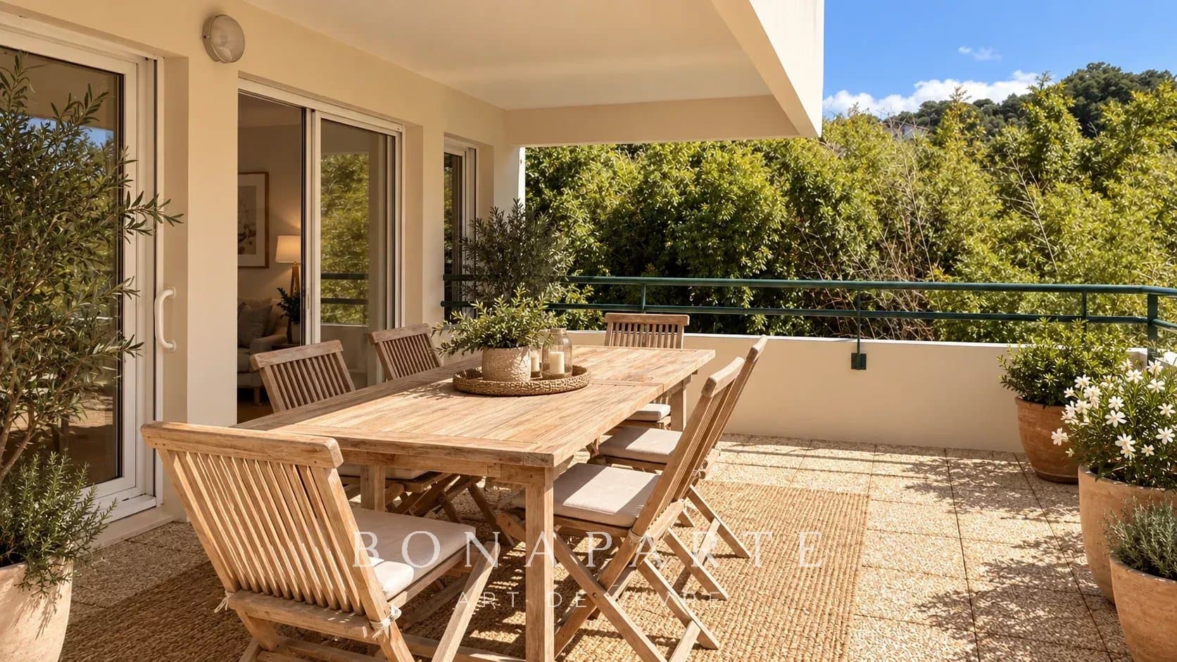 Biarritz Beaurivage – Terrasse plein sud, vue dégagée - Photo 1