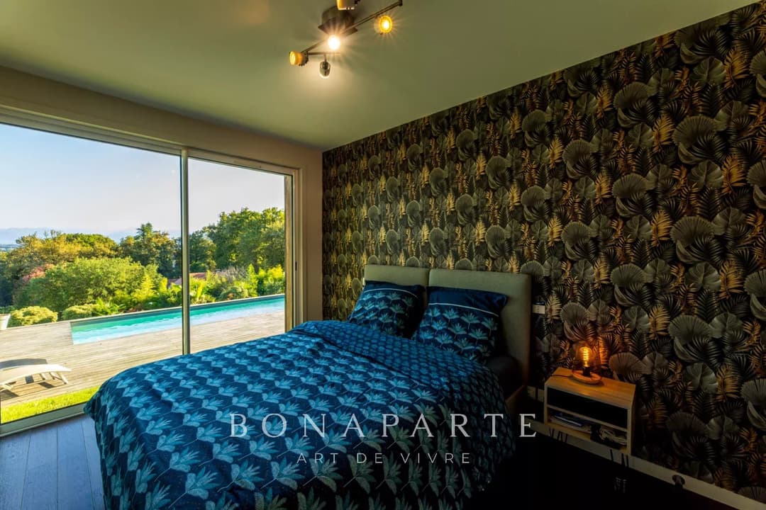 SERRES-CASTET – Contemporaine avec piscine et vue Pyrénées - Photo 8