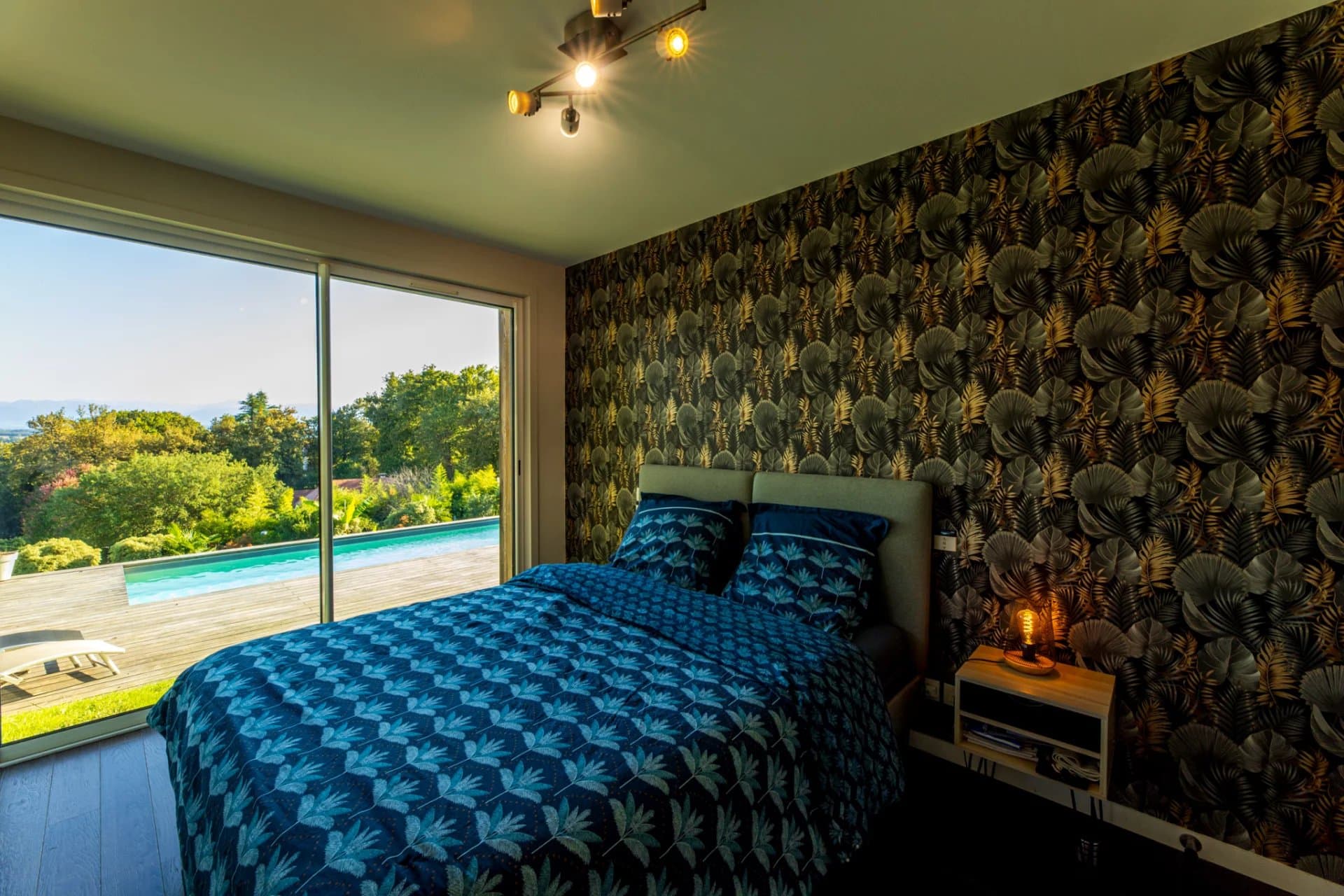 SERRES-CASTET – Contemporaine avec piscine et vue Pyrénées - Photo 8