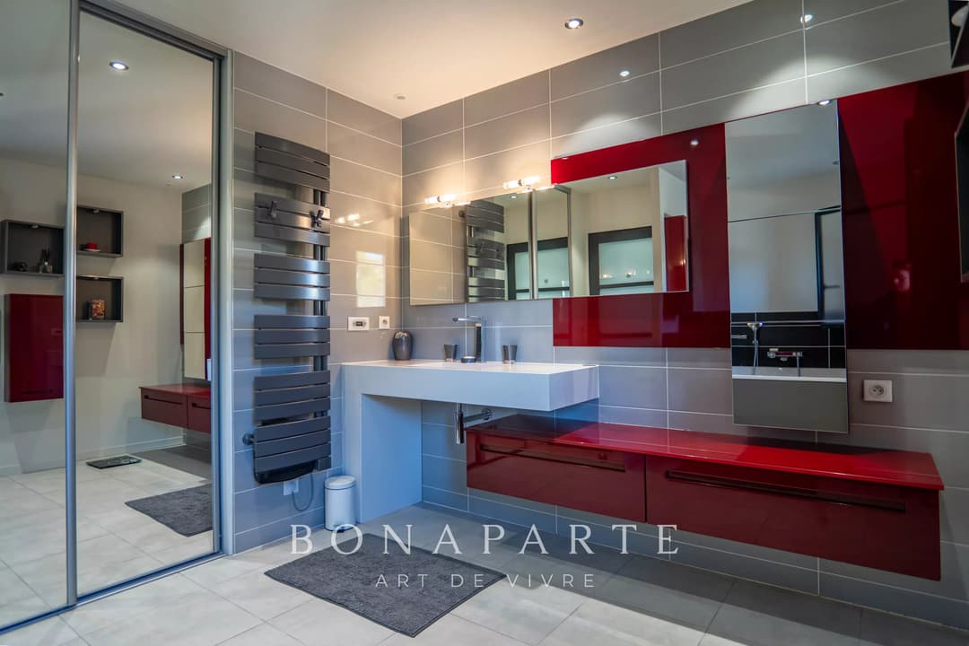 PAU Nord / Serres-Castet – Villa contemporaine 317 m² – Vue Pyrénées panoramique - Photo 14