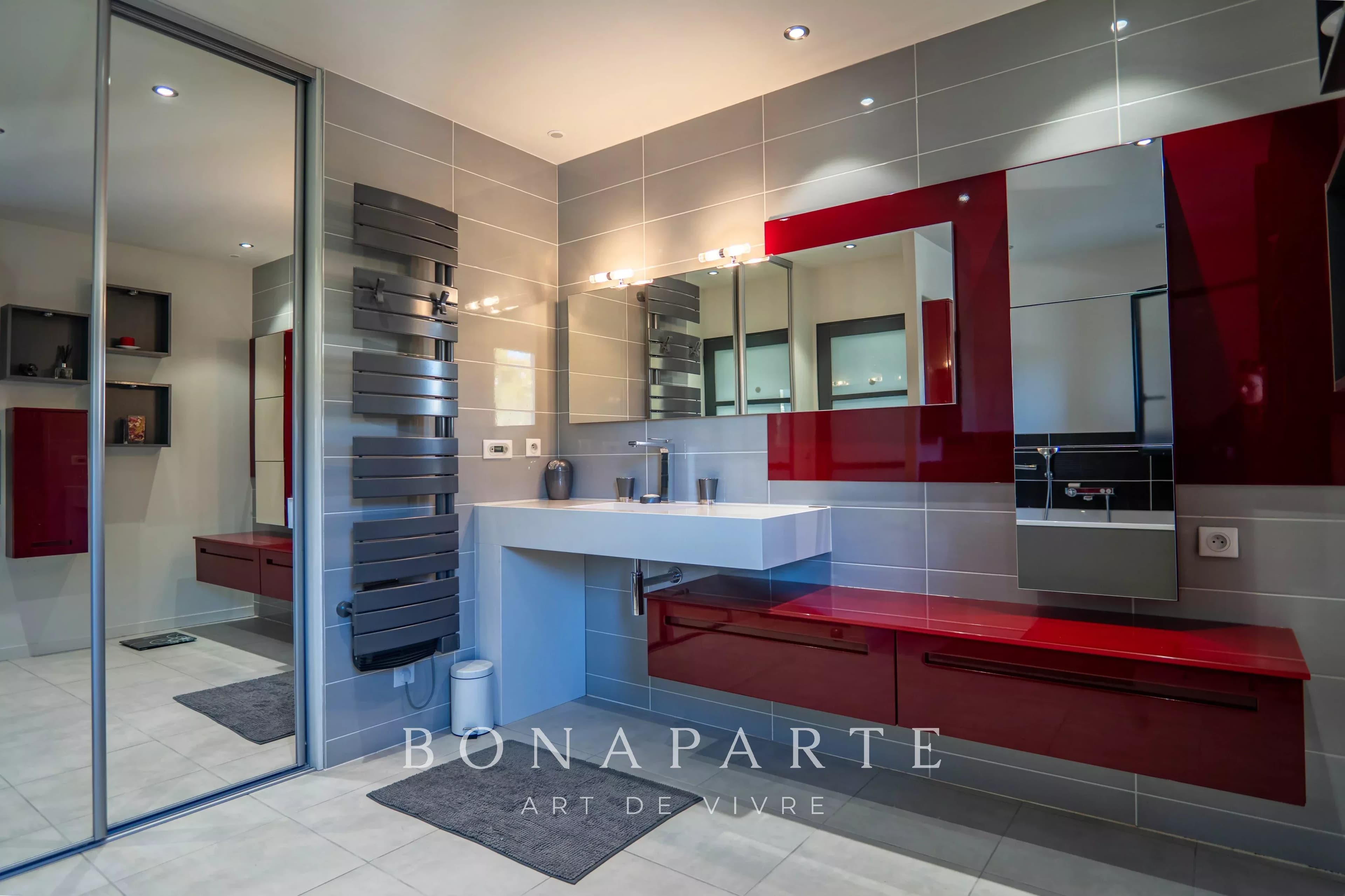 PAU Nord / Serres-Castet – Villa contemporaine 317 m² – Vue Pyrénées panoramique - Photo 14