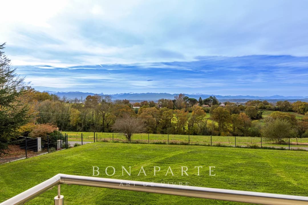Haut de Buros – Villa contemporaine – Vue Pyrénées - Photo 2