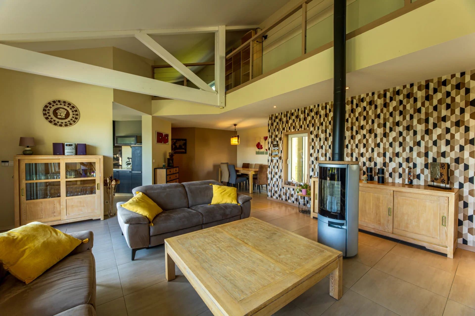 SERRES-CASTET – Contemporaine avec piscine et vue Pyrénées - Photo 4