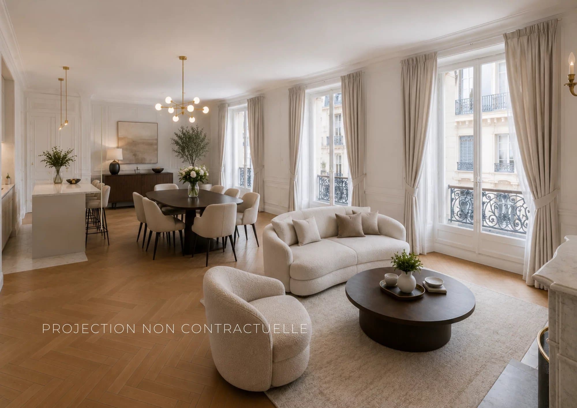 APPARTEMENT BOURGEOIS - LYON 6 - 131m² - EXPOSITION SUD et EST - Photo 1