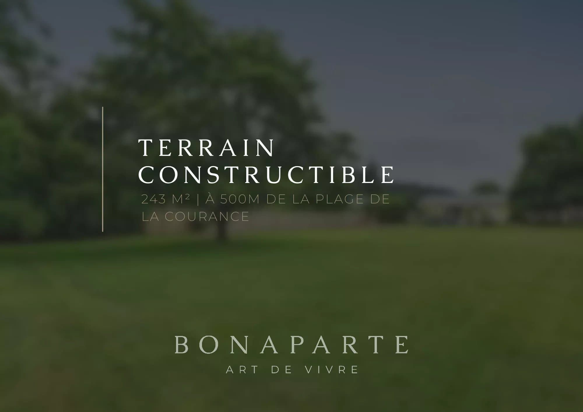 EXCLUSIVITÉ/ A 500M DE LA PLAGE/ TERRAIN 243M2 - Photo 1