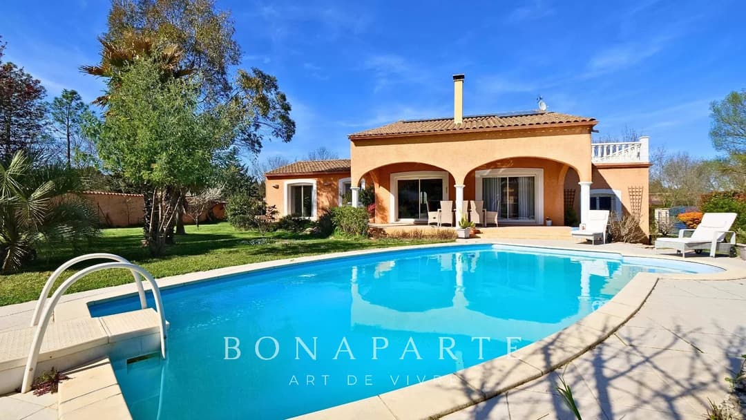 Maison 5 pièces avec piscine et cuisine d’été à Prades-sur-Vernazobre - Photo 12