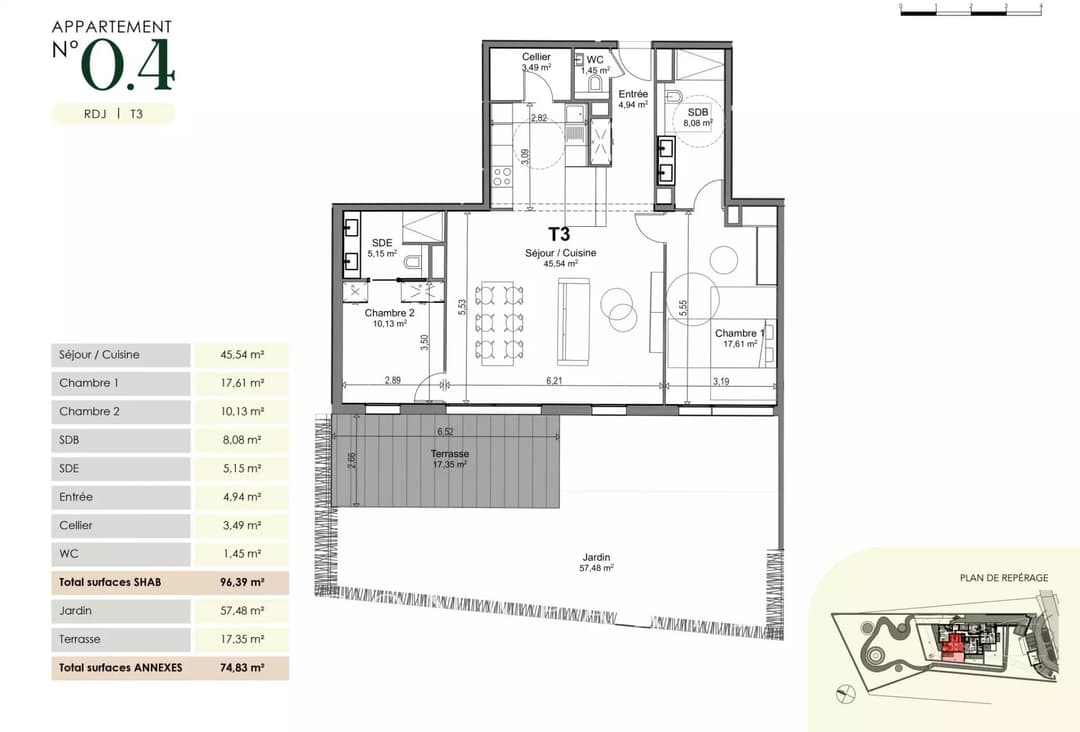 T3 avec jardin et terrasse - Saint-Raphaël - Photo 8