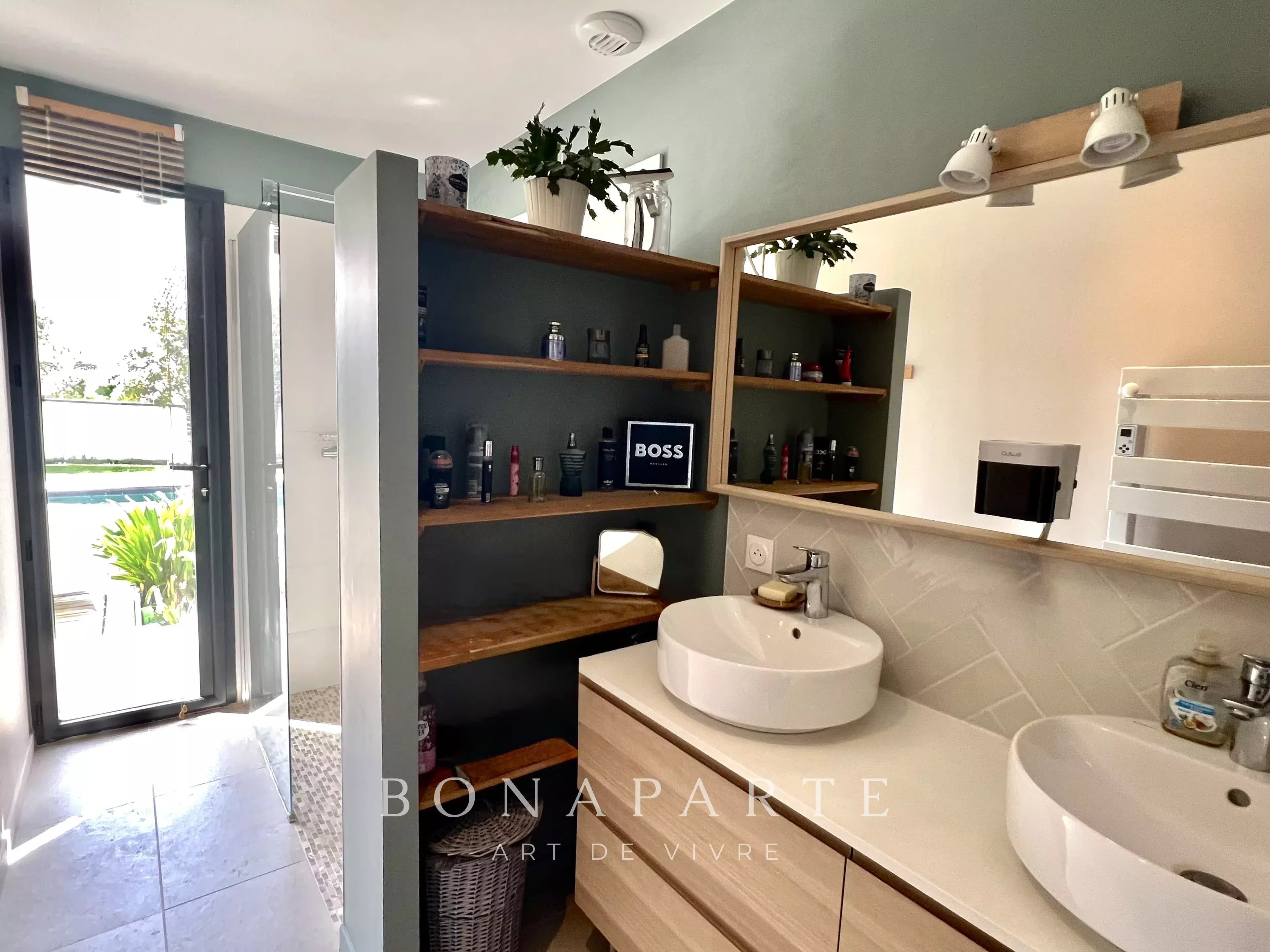 VILLA CONTEMPORAINE 2020 – 5 CHAMBRES – PISCINE CHAUFFÉE AU SEL – COTEAUX LIMITE BIZANOS – DPE A - Photo 11