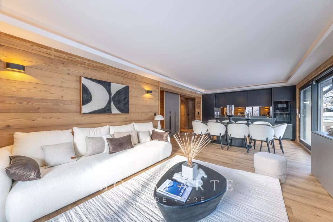 Superbe appartement meublé à Megève, 4 chambres - Photo 3