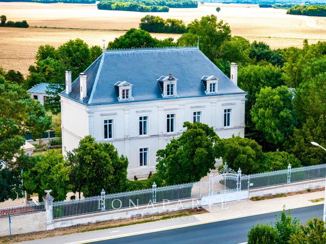 Charme et Art de Vivre à la Française : magnifique Maison de Maître en plein cœur de village - Photo 2