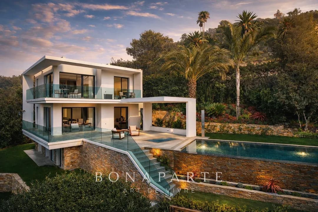 Cannes Californie – Villa contemporaine avec vue mer panoramique - Photo 9