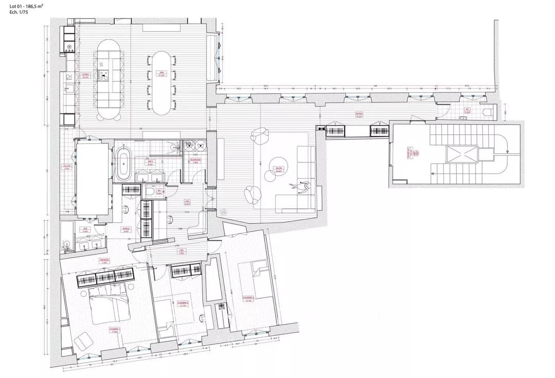 Appartement entièrement rénové par architecte - Photo 27