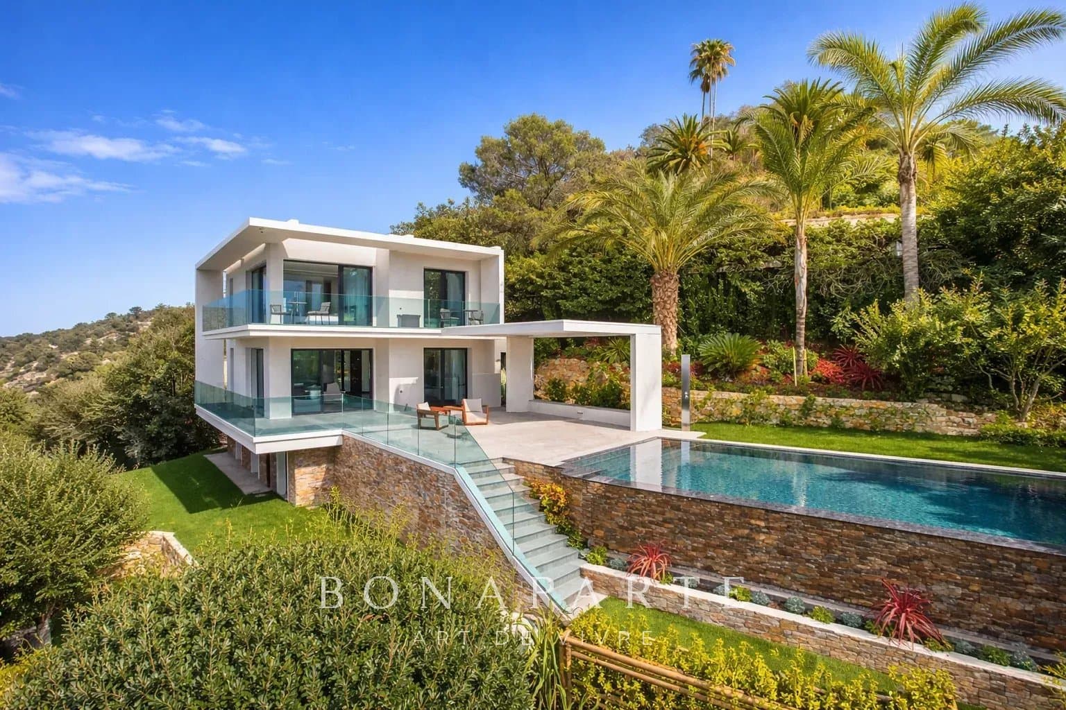 Cannes Californie – Villa contemporaine avec vue mer panoramique - Photo 1