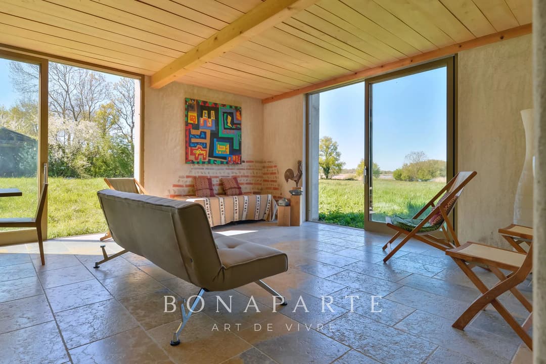 PROPRIÉTÉ EXCEPTIONNELLE DANS LA DOMBES- 118 hec DE PRAIRIES, BOIS ET ETANG - Photo 4